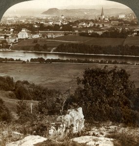 Trondhjem, dess hem, lager och katedral, mellan floden Nid och Fjorden, Norge, 1905. av Unbekannt