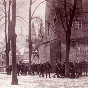 Trupper, Aachen, Tyskland, c1914-c1918 av Unbekannt
