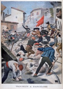 Problem i Barcelona, 1902 av Unbekannt