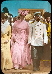 Tsar Nicholas II av Ryssland och tsarina Alexandra, c1894-c1917 av Unbekannt