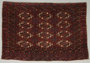 Turkmensk väska, 1800-tal. av Unbekannt