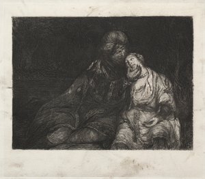 Två figurer, 1800-tal. av Unbekannt