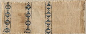Två fragment av en halsduk eller huvudbonad, 1300-tal. av Unbekannt