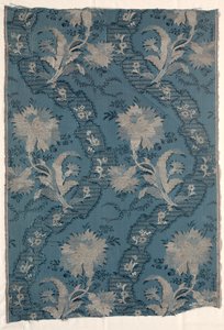Två sammanfogade paneler av figursilke, 1723-1774. av Unbekannt