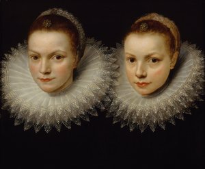 Två systrar, 1610-1615. av Unbekannt