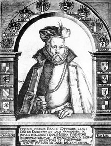 Tichi Brahe, dansk astronom, C17 av Unbekannt