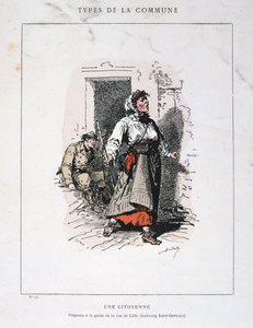 En medborgare, Paris kommun, 1871. av Unbekannt