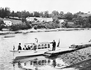 Storbritannien: Utsikt över floden Fal. Feock, Cornwall, av Unbekannt