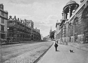 University College från High Street, Oxford, c1896 av Unbekannt