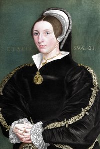 Okänd kvinna som tidigare troddes vara Catherine Howard, 1902 av Unbekannt