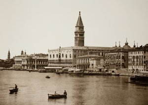 Namnlös 99, c. 1890. [Dogepalatset och Canal Grande, Venedig]. av Unbekannt