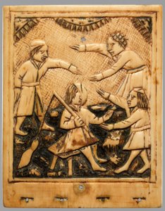 Övre blad av solur, tyska, ca. 1500. av Unbekannt