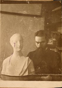 Valery Bryusov, rysk författare och poet, 1900-tal av Unbekannt