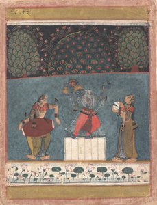 Vasant Ragini: Folio från en ragamala-serie Garland of Musical Modes, ca. 1630-40. av Unbekannt