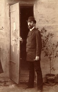 Vasilij Polenov, rysk konstnär, 1884 av Unbekannt