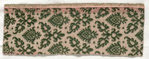Sammetsfragment, 1500-tal. av Unbekannt