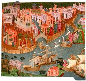 Venedig 1338, 1892 av Unbekannt