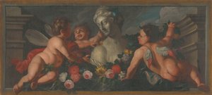 Venus omgiven av amorer av Unbekannt
