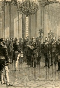 Versailles, 1871: Utropar kung William till kejsare av Tyskland, 1890. av Unbekannt