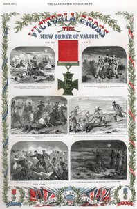 Victoria Cross, brittisk pris för tapperhet, 1857 av Unbekannt