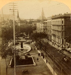 Victoria Square, Montreal, Kanada, 1904. av Unbekannt