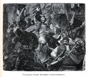 Segerrika turkar på väg in i Konstantinopel, 1882 av Unbekannt