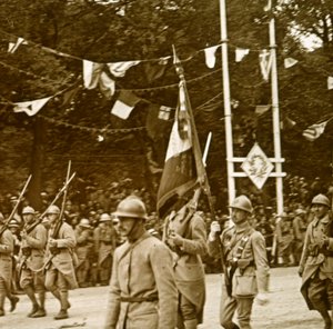 Segerparad, 1918 av Unbekannt