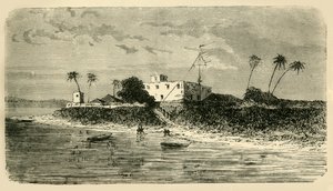 Utsikt vid mynningen av Hooghly, 1890. av Unbekannt