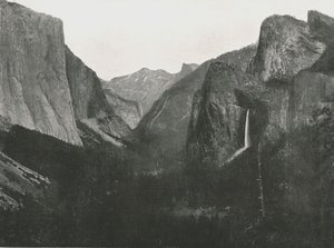 Utsikt från Artists Point, Yosemite Valley, USA, 1895. av Unbekannt