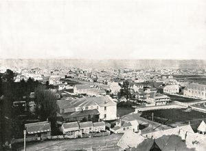Utsikt från Milton Road, Napier, Nya Zeeland, 1895. av Unbekannt