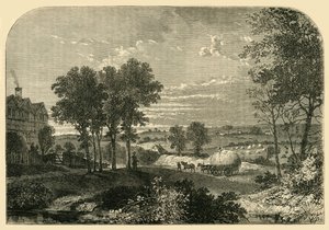 Utsikt från Moll Kings House, Hampstead, 1760, c1876. av Unbekannt
