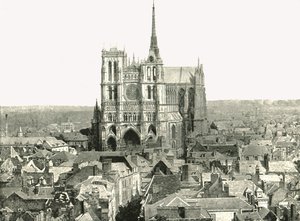 Utsikt från klockstapeln, Amiens, Frankrike, 1895. av Unbekannt