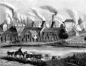 Utsikt från Huta Laury 1840 av Unbekannt
