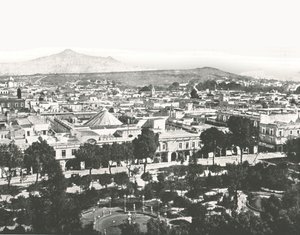 Utsikt från katedralen, Puebla, Mexiko, 1895. av Unbekannt