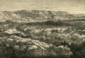 Utsikt över Jordandalen, 1890. av Unbekannt