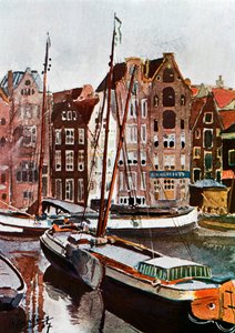 Utsikt över Amsterdam, 1907 1911-1912 av Unbekannt
