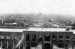Utsikt över Bagdad från ett blocktorn, 31:a brittiska allmänna sjukhuset, Mesopotamien, WWI, 1918 av Unbekannt