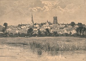 Utsikt över Dorchester, 1800-talet av Unbekannt