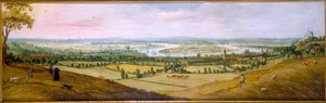 "Utsikt över Greenwich", c1625 av Unbekannt