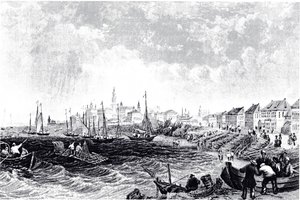 Utsikt över Kostroma, ca 1835 av Unbekannt