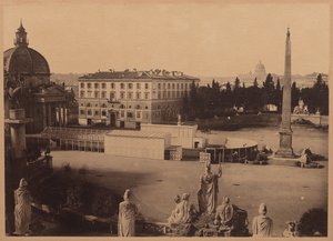 Utsikt över Rom, ca. 1860. av Unbekannt