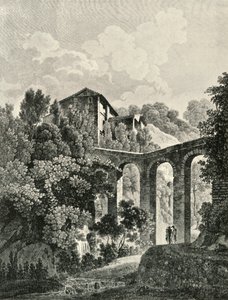 Utsikt över akvedukten, nära Alhambra, 1800-talet, 1907. av Unbekannt