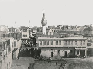 Utsikt över Gamla stan, Suez, Egypten, 1895. av Unbekannt