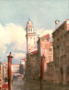 Utsikt över en kanal, c1826, c1900. av Unbekannt