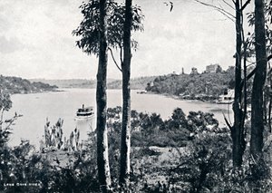Utsikt över floden Lane Cove, c1900. av Unbekannt