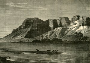 Utsikt över Nilen, 1890. av Unbekannt
