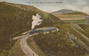 Utsikt över Vale of Rheidol Railway, tidigt 1900-tal. av Unbekannt