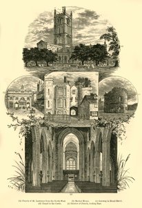 Utsikter i Ludlow, 1898. av Unbekannt