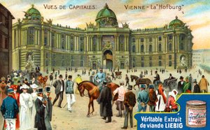 Utsikt över huvudstäder: Hofburg, Wien, c1900 av Unbekannt