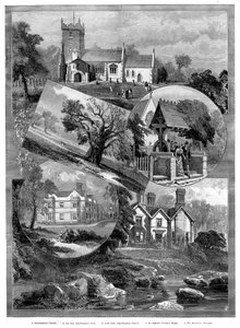 Vyer av Sandringham, Norfolk, 1887 av Unbekannt